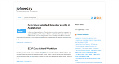 Desktop Screenshot of johneday.com