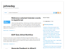 Tablet Screenshot of johneday.com